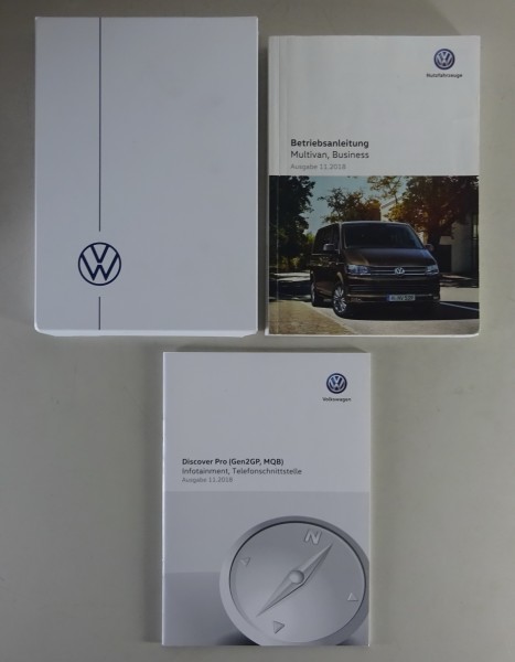 Bordmappe mit Betriebsanleitung VW T6 / T6.1 Multivan / Business von 11/2018
