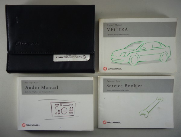 Owner's Manual + Wallet Vauxhall / Opel Vectra C von 08/2002