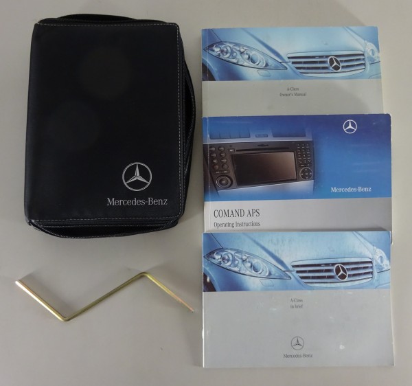 Owner's Manual + Wallet Mercedes Benz A-Class W169 A 150 170 200 from 07/2004