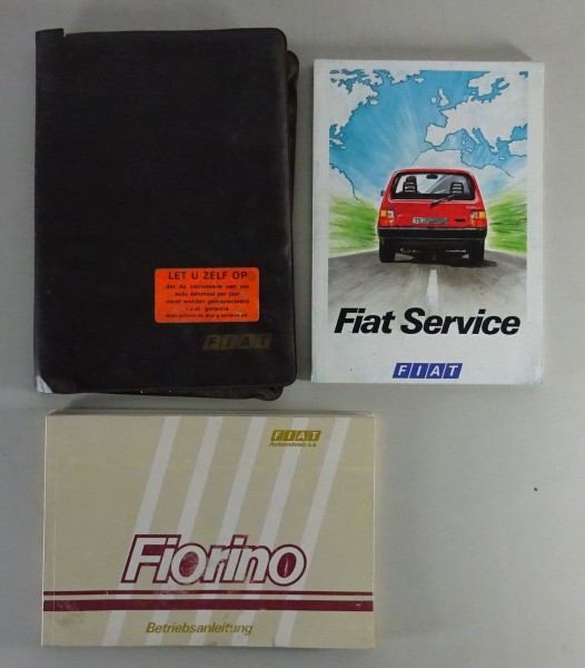 Bordmappe + Betriebsanleitung / Handbuch Fiat Fiorino Stand 12/1990