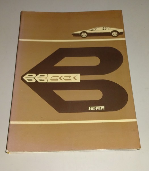 Owner´s Manual / Handbook / Uso e manutenzione Ferrari 512 BBi from 1981
