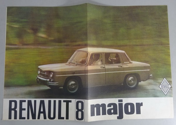 Prospekt / Broschüre Renault R8 Major