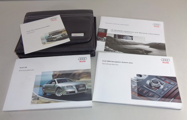 Owner's Manual + Wallet Audi A8 / A8 quattro D3 Petrol + Diesel from 05/2009