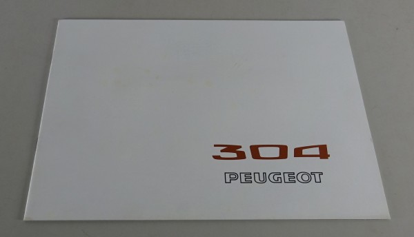 Prospekt / Broschüre Peugeot 304 Stand 1970