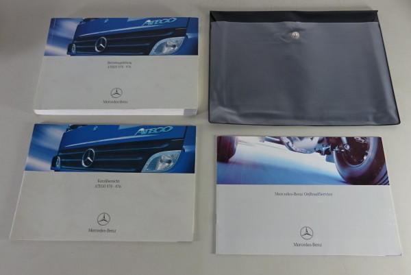 Bordmappe + Betriebsanleitung Mercedes-Benz Atego 970-976 Stand 07/2004