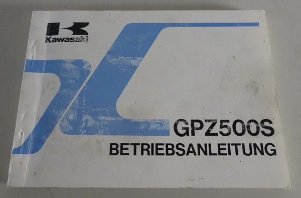 Betriebsanleitung / Handbuch Kawasaki GPZ 500 S / EX500-A1 Stand 10/1987