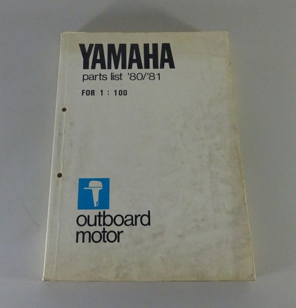 Teilekatalog / Parts List Yamaha Außenborder 2B - 85A Stand 11/1980
