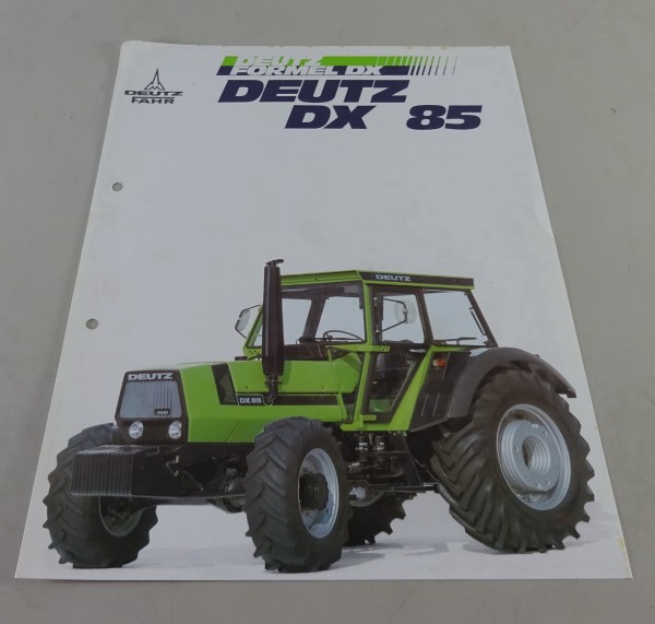 Datenblatt Deutz DX 85 Stand 01/1979