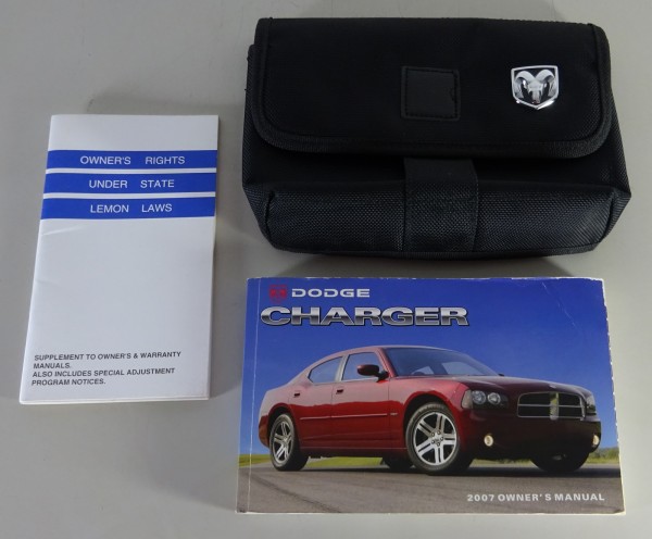Wallet + Owner´s Manual / Handbook Dodge Charger Type LX from 2007