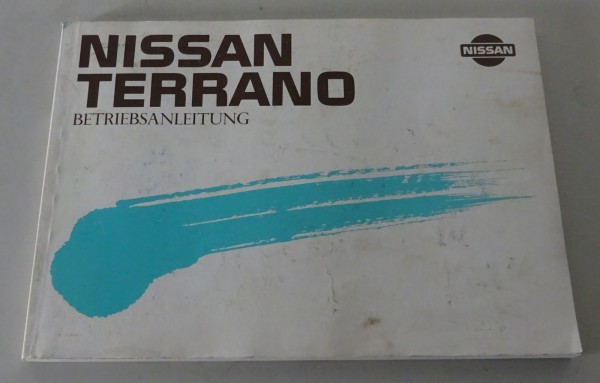 Betriebsanleitung / Handbuch Nissan Terrano Typ D21 Stand 10/1988