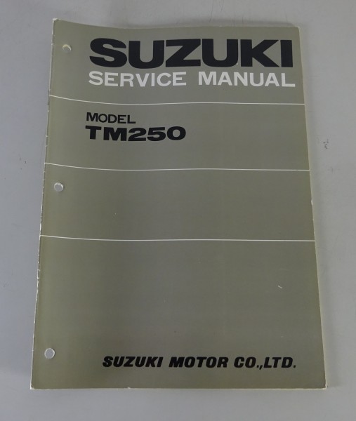 Werkstatthandbuch / Service Manual Suzuki TM 250 Stand 04/1972