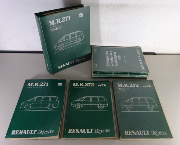 Werkstatthandbuch Konvolut Renault Espace Typ J11 inkl. Quadra Stand ab 1984