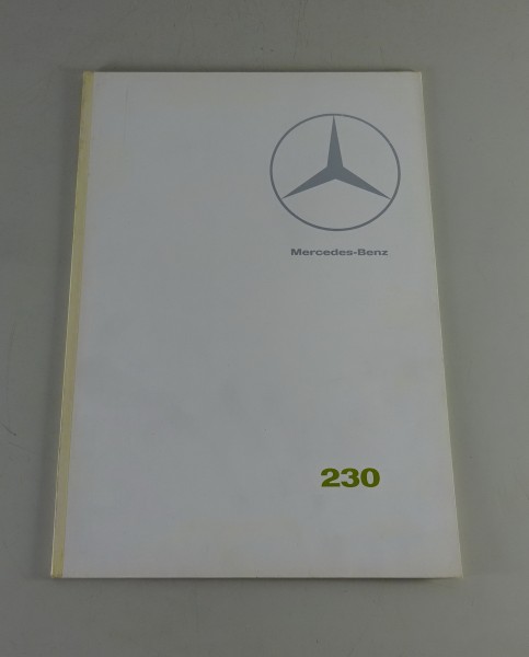 Prospekt / Broschüre Mercedes-Benz | W110 Heckflosse Stand 12/1965