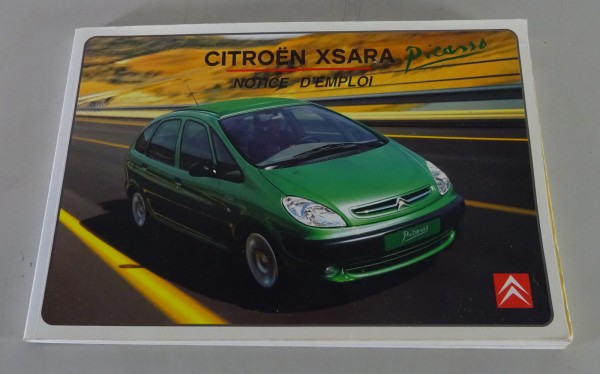 Notice D´Emploi / Mode d´Emploi Citroen Xsara Picasso Statut 03/2001