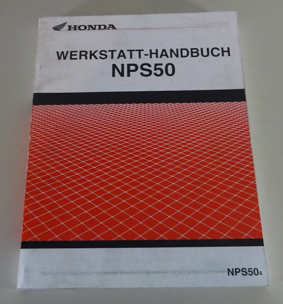 Werkstatthandbuch Honda Roller NPS 50 Zoomer Stand 07/2004