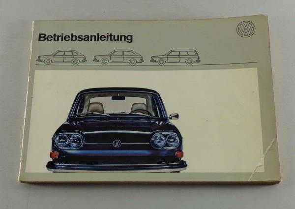 Betriebsanleitung VW 411 E + Variant Typ 4 Stand 08/1970