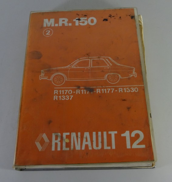 Werkstatthandbuch / Reparaturhandbuch Renault 12 R12 R1170 - R1337 von 09/1974