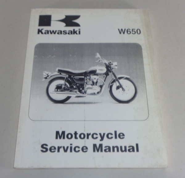 Werkstatthandbuch / Workshop Manual Kawasaki W 650, Stand 2001