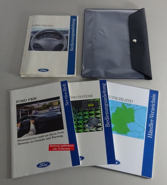 Bordmappe mit Betriebsanleitung Ford Fiesta ´89 Bauj.1989-1996 Stand 1994