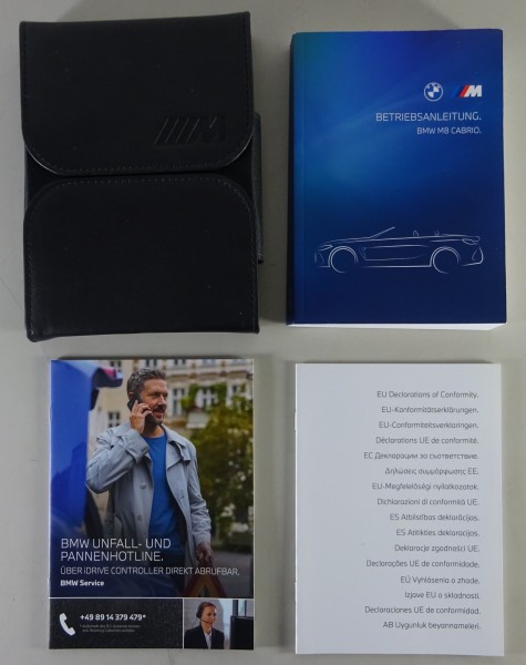 Bordmappe + Betriebsanleitung BMW M8 Cabrio F91 | Stand 02/2022