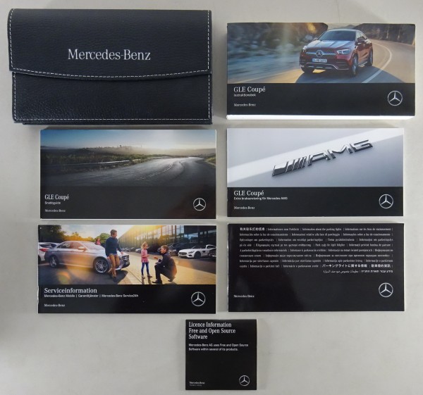 Styrelsemappa + Instruktionsbok Mercedes-Benz GLE Coupé Typ C167 + AMG från 2019