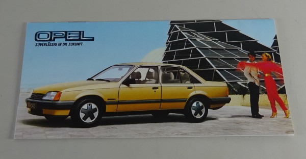 Prospekt / Broschüre Opel Programm Corsa A / Kadett D / Manta B von 1983