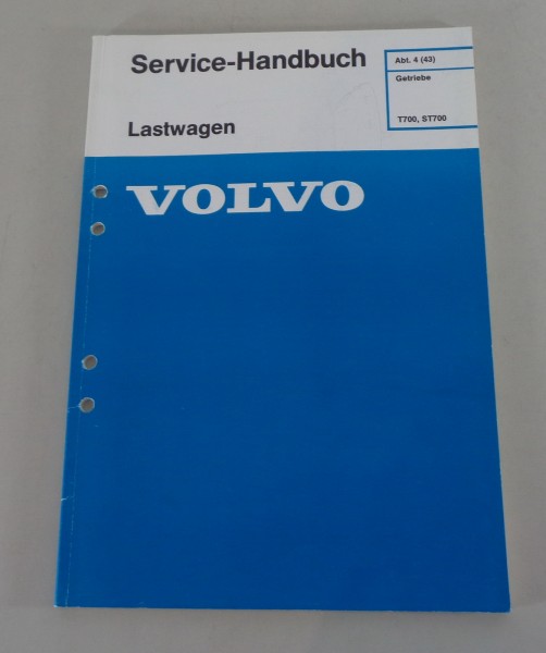 Werkstatthandbuch Volvo LKW Getriebe T700 / ST700 von 1991