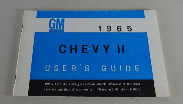 Owner´s Manual / Handbook Chevy II von 1965