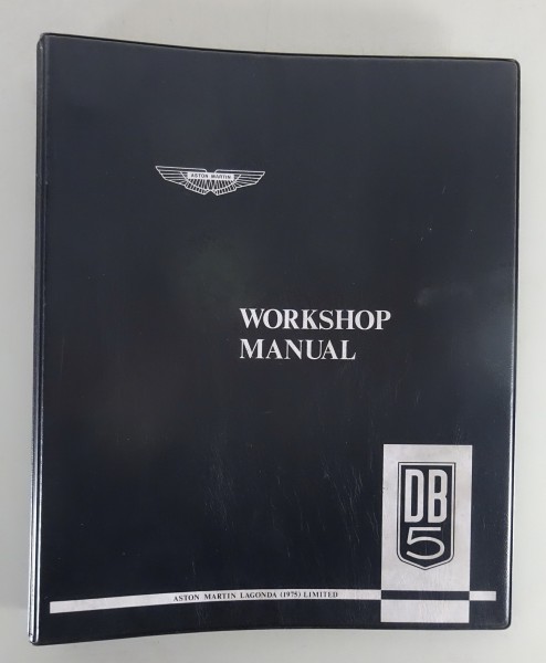 Werkstatthandbuch / Workshop Manual Aston Martin DB5 Baujahre 1963 - 1965
