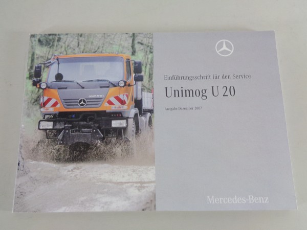 Betriebsanleitung / Handbuch Mercedes Benz Unimog U 20 Stand 02/2008