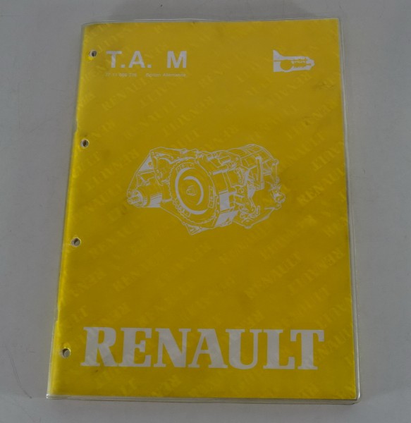 Werkstatthandbuch Renault Automatik Getriebe Typ MB 1, MB 3, MJ 1 etc Stand 1985