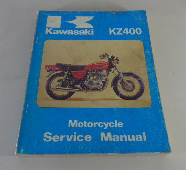 Workshop Manual / Werkstatthandbuch Kawasaki KZ 400 Motorcycle from 06/1978