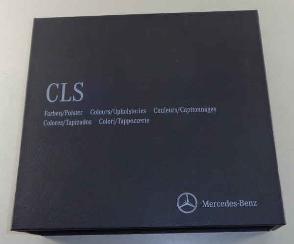 Polstermappe Musterkollektion Mercedes Benz CLS C218 Stand 2010