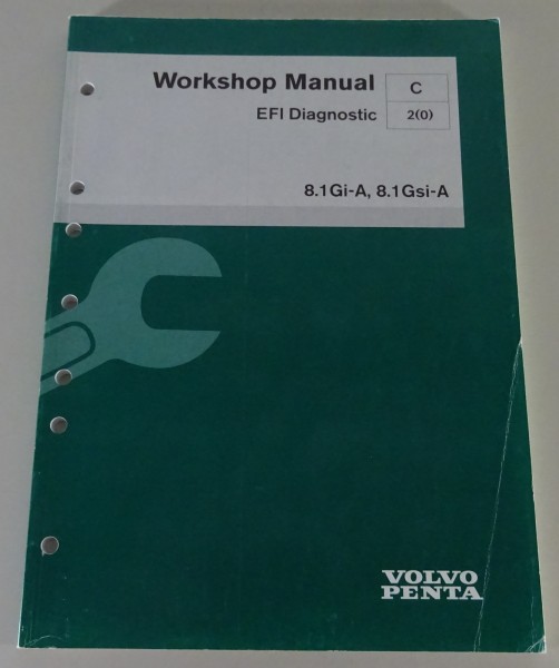 Werkstatthandbuch Volvo Penta EFI Diagnostic 8.1 Gi-A / 8.1 Gsi-A ENG 06/2001