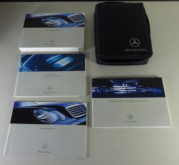 Bordmappe + Betriebsanleitung Mercedes Benz C-Klasse W203 Stand 09/2003