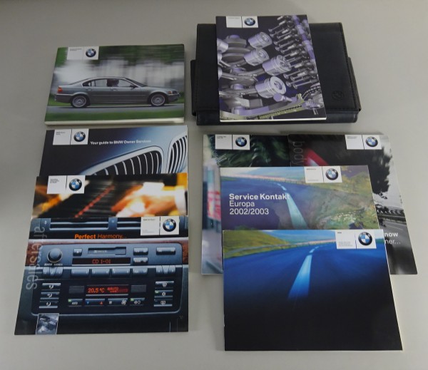 Owner's Manual + Wallet BMW 3-er E46 Saloon 316i-330xi / 318d-330xd from 2001