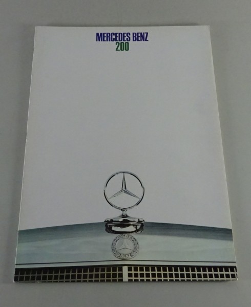 Prospekt / Broschüre Mercedes-Benz 200 W115 / 118 Stand 03/1968