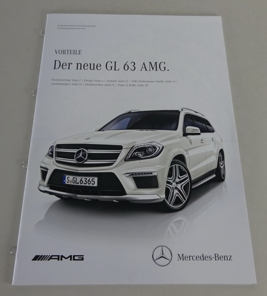 Vorteile / Produktinformation Mercedes-Benz GL 63 AMG Typ X166 Stand 05/2012