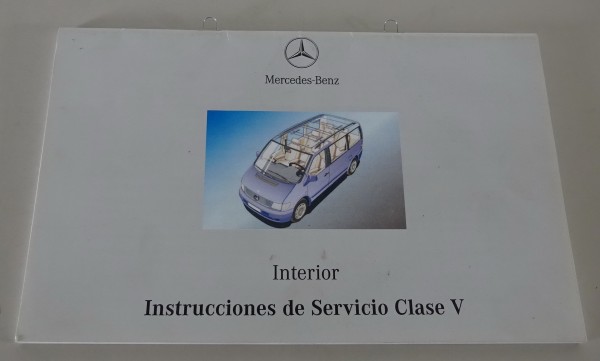 Instrucciones de servicio Interior Mercedes-Benz Clase V W638 de 07/1997