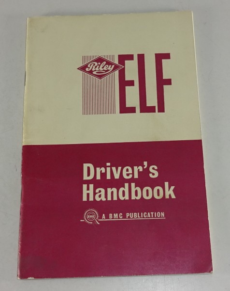 Betriebsanleitung / Owners Manual Riley E1f Mk. II + III Stand 1967