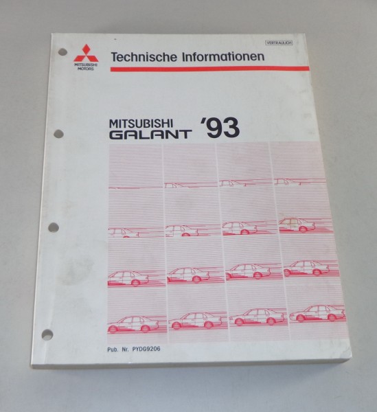 Werkstatthandbuch Technische Info Mitsubishi Galant E 50 ab 1993