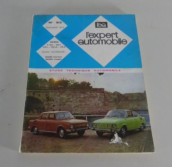 Manuel de réparation l'expert automobile Skoda S 100 L 110 L LS R Édition 1973