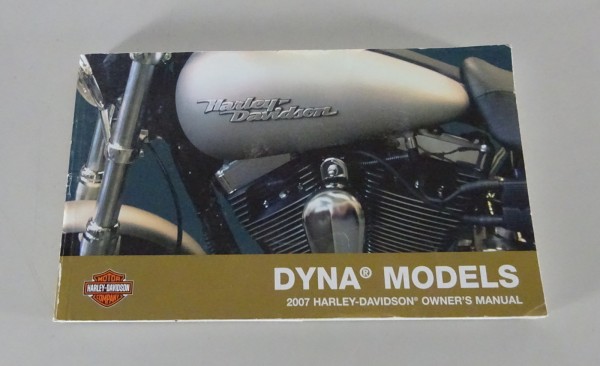 Owner´s Manual / Handbook Harley Davidson 2007 Dyna Models from 05/2006