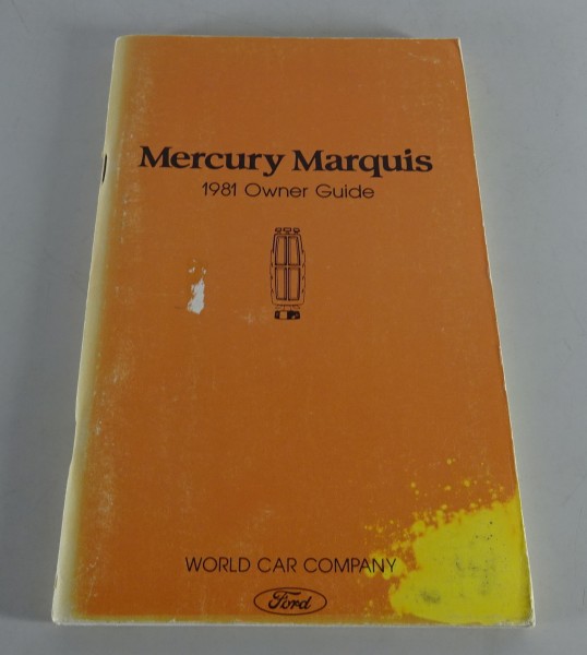 Owner´s Manual / Handbook Mercury Marquis Stand 1981