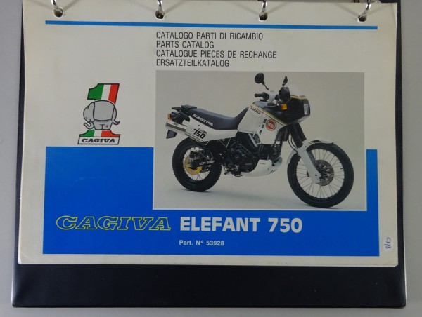 Teilekatalog / Spare Parts List | Cagiva Elefant 750 | Stand 06/1987