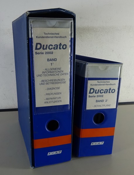 Werkstatthandbuch Fiat Ducato II Serie 2002 - 2 Bände | Baujahr 2002 - 2006