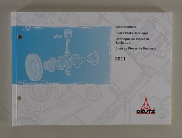 Teilekatalog / Parts list Deutz Diesel Motor 2011 von 01/2004