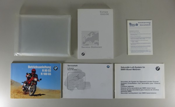 Bordmappe + Betriebsanleitung BMW Motorrad R 80 GS / R 100 GS / PD Stand 11/1993