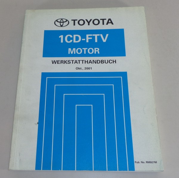 Werkstatthandbuch Toyota Motor 1 CD-FTV verbaut in Corolla Verso Stand 10/2001
