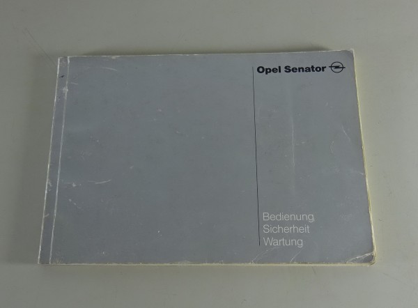 Betriebsanleitung / Handbuch Opel Agila A Stand 06/1990